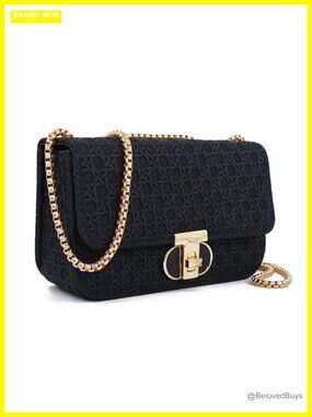 PU Leather Mini Shoulder Bag Convertible Chain Strap Handbag Purse